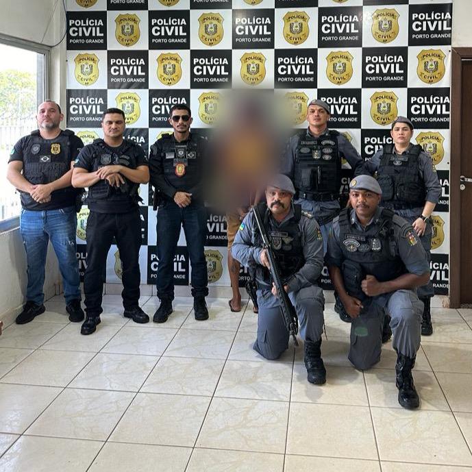 EM PORTO GRANDE, POLÍCIA CIVIL PRENDE INDIVÍDUO ACUSADO PELA PRÁTICA DO CRIME DE HOMICÍDIO